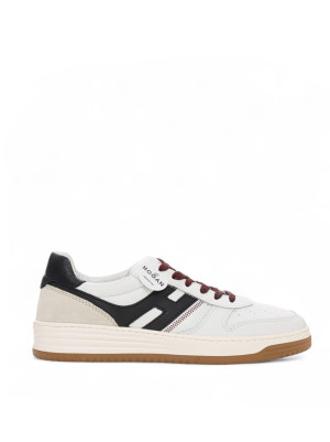 Hogan Sneakers in pelle Basket Bianco-nero Uomo 10