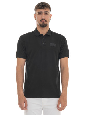EA7 Polo in jersey Nero Uomo XL