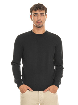 Gran Sasso Pullover girocollo Nero Uomo 48
