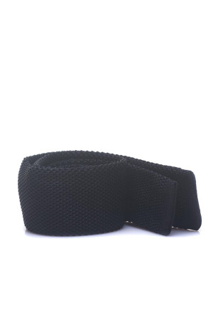 Boss Cravatta in maglia Tie 5 Nero Uomo UNI