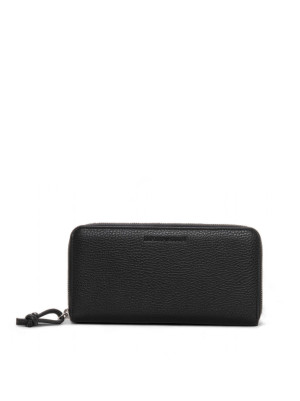 Giorgio Armani Portafoglio con zip Nero Uomo UNI