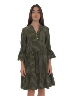Quality First Abito Donna Verde Donna 46