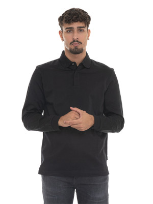 Boss Polo manica lunga H-PADO Nero Uomo M