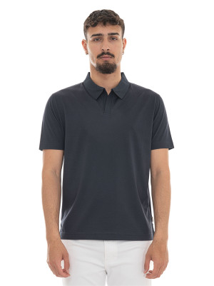 Gant Polo senza bottoni Blu Uomo L