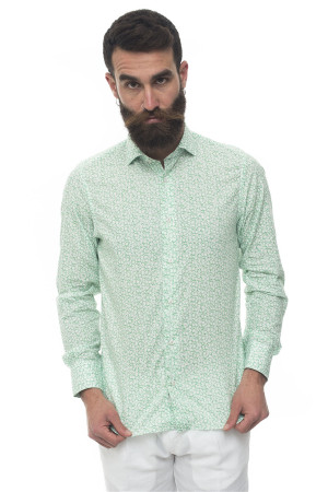 Vincenzo De Lauziers Camicia casual Verdino Uomo M
