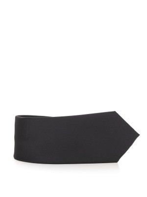 Giorgio Armani Cravatta Nero Uomo UNI