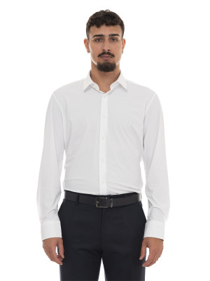 Boss Camicia classica da uomo P-HANK Bianco Uomo 44
