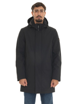 Peuterey Giaccone con cappuccio ALBALIK Nero Uomo XXL