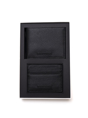 Giorgio Armani Set portafoglio e portacarte Nero Uomo UNI