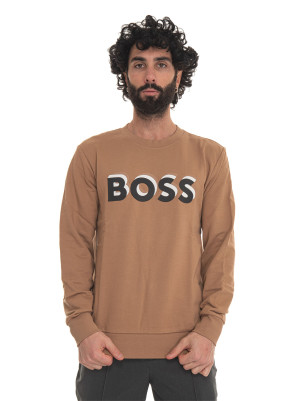 Boss Felpa girocollo Beige Uomo M