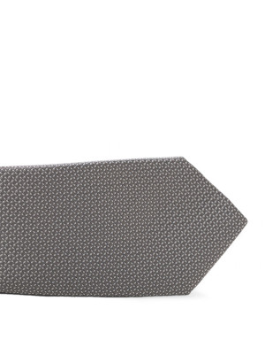 Canali Cravatta in seta Grigio Uomo UNI