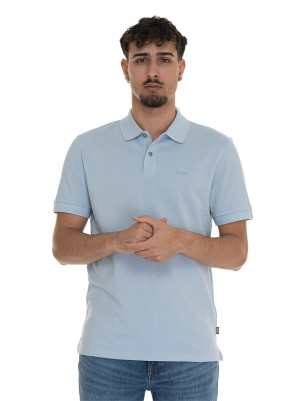 Boss Polo manica corta PALLAS Celeste Uomo 3XL
