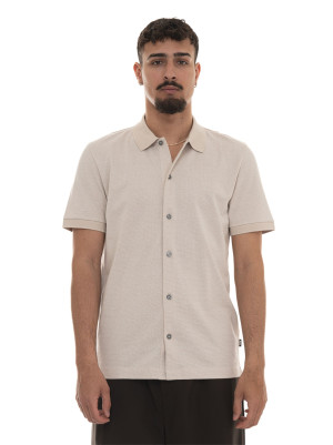 Boss Polo camicia H-POWELL Beige Uomo M