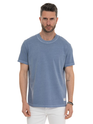 Fay T-shirt girocollo mezza manica Azzurro Uomo 3XL