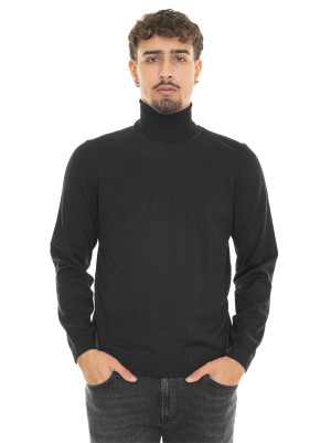 Boss Pullover collo alto MUSSO-P Nero Uomo S