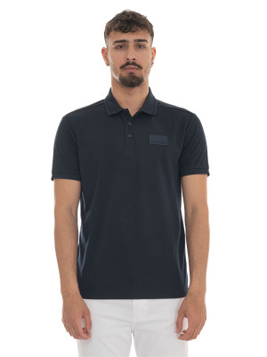 EA7 Polo in jersey Blu Uomo 3XL