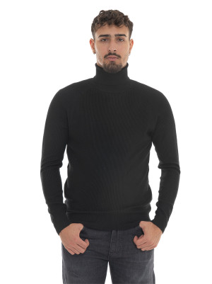 Quality First Maglia in viscosa Nero Uomo M