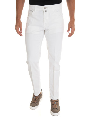 Jacob Cohen x Histores Pantalone 5 tasche Scott Bianco Uomo 32