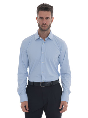 Boss Camicia classica da uomo P-HANK-S-KENT Celeste Uomo 39