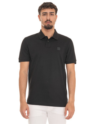 Boss Polo in cotone piquet Nero Uomo XL