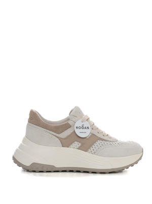 Hogan Sneakers con lacci Hyperlight Grigio-beige Donna 38