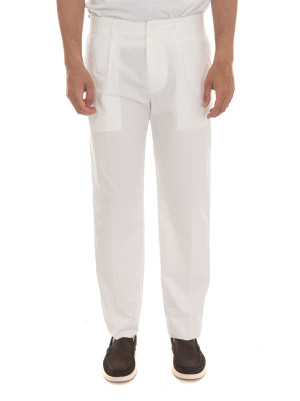 Giorgio Armani Pantalone in cotone Bianco Uomo 48