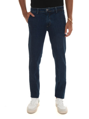 Quality First Jeans denim taglio chino Denim medio Uomo 56