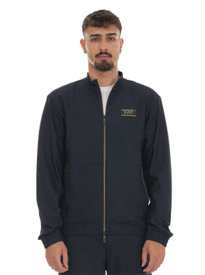 EA7 Felpa zip Blu Uomo L