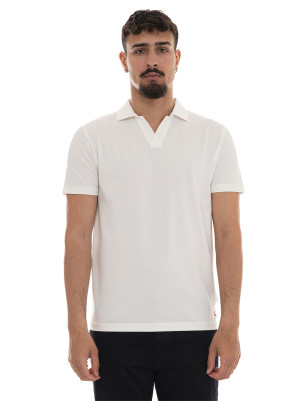Peuterey Polo senza bottoni NEW HELGO Bianco Uomo XXL