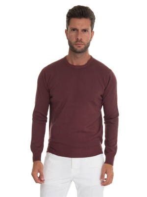 Hindustrie Maglia girocollo Bordeau Uomo 50