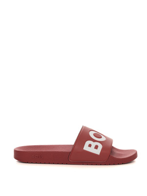 Boss Ciabatte con fascia bicolore Aryeh-slid-npvlg Rosso Uomo 43