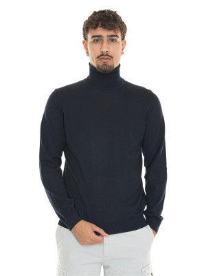 Boss Pullover collo alto MUSSO-P Blu Uomo 3XL