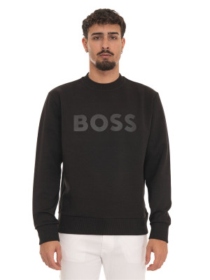 Boss Felpa girocollo SALBO Nero Uomo L