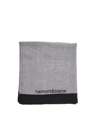 Harmont & Blaine Sciarpa double-face Grigio-nero Uomo UNI