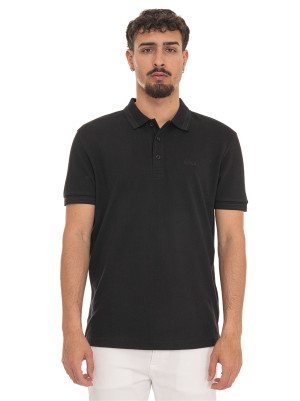 Boss Polo piquet mezza manica PADDY Nero Uomo L