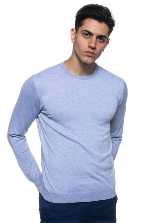 Andrea Fenzi Maglia girocollo Grigio chiaro Uomo 58