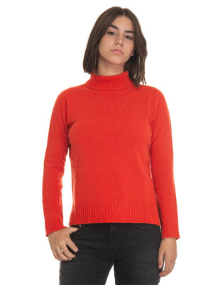 Quality First Maglia in lana Arancio Donna XXL