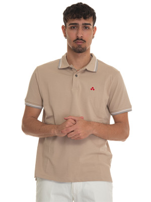 Peuterey Polo mezza manica NEWMEDINILLASTR01 Beige Uomo S