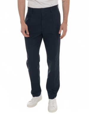 Hindustrie Pantalone modello chino BATAVIACREPE Blu Uomo 48