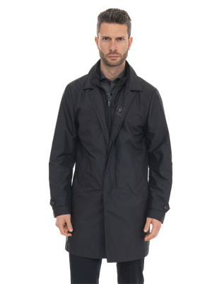 Fay Spolverino tessuto tecnico Morning Blu Uomo XL