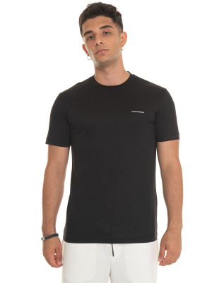 Giorgio Armani T-shirt girocollo Nero Uomo XL