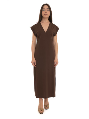 Weekend Max Mara Abito in jersey lungo WKDMIRTO Cioccolato Donna S