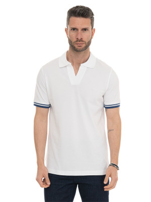Fay Polo senza bottoni Bianco Uomo XL