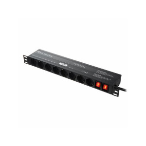 The t.racks Power 16 S - listwa zasilajaca | rack 19'' | 16 gniazd