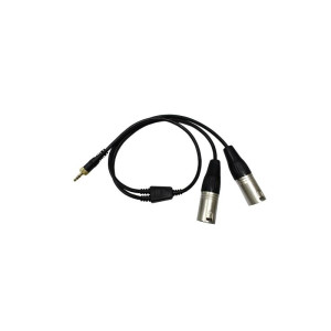 CKMOVA AC-TLX2 - adapter 3.5mm TRS - 2 x XLR (M)
