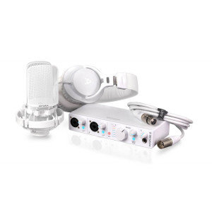 Arturia MiniFuse Recording Pack White - studyjny zestaw do nagrywania