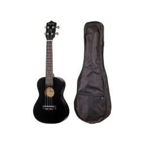 Harley Benton UK-12C Black - ukulele koncertowe z pokrowcem