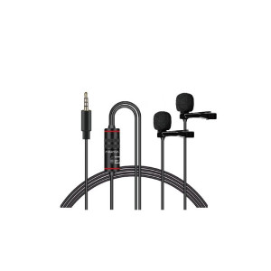 CKMOVA LCM3D - podwójny mikrofon krawatowy do smartfona / kamery