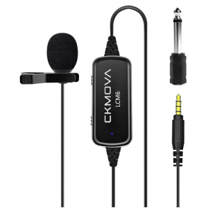 CKMOVA LCM6 - mikrofon krawatowy do smartfona / kamery / lustrzanki