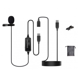 CKMOVA LCM6C - mikrofon krawatowy ze złączem USB-C